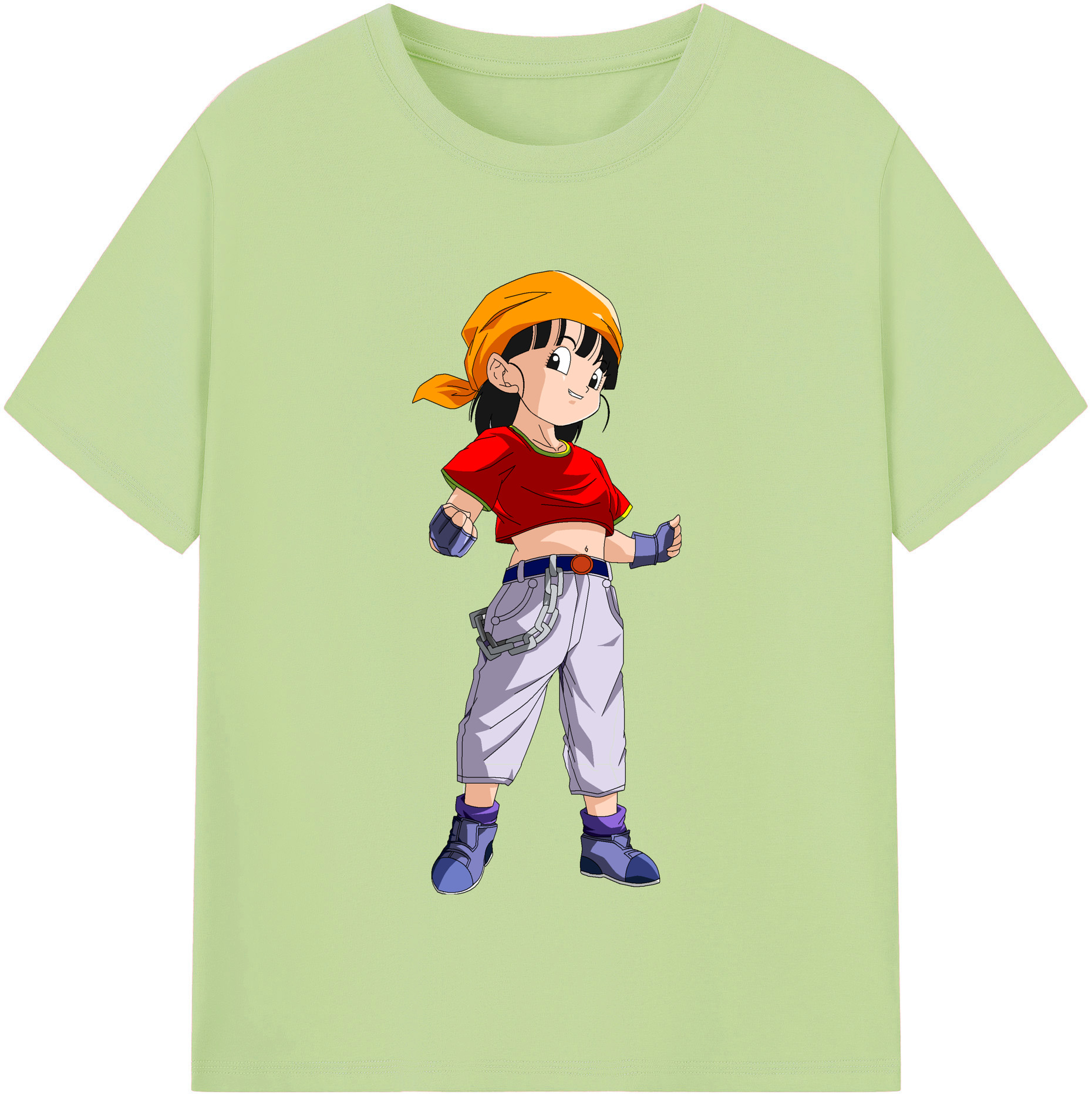 （画像用） ドラゴンボール パン DRAGON BALL Pan 綿100％半袖Tシャツ（フロントプリント）
